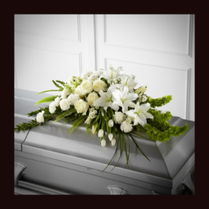 White Half Casket Spay