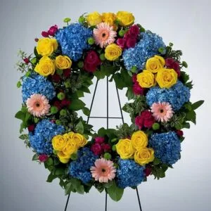 Glorious Life Sympathy Wreath