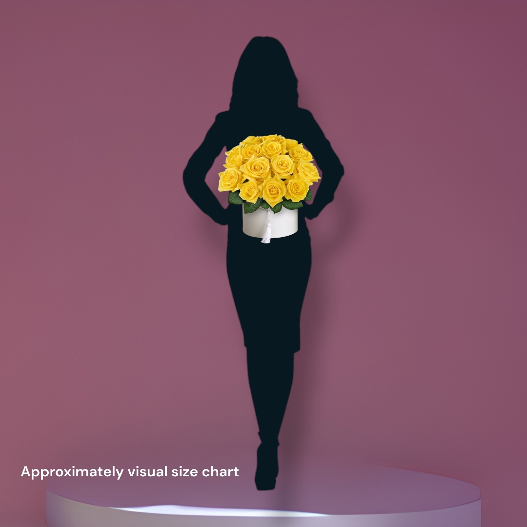 Yellow Roses Flowerbox - Image 2