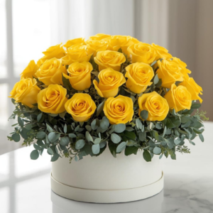 Yellow Roses Flowerbox