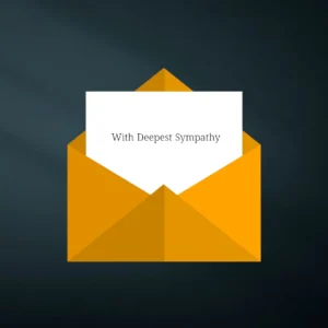 Handwritten Sympathy Card