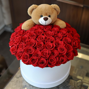 Bear In Bloom Flowerbox