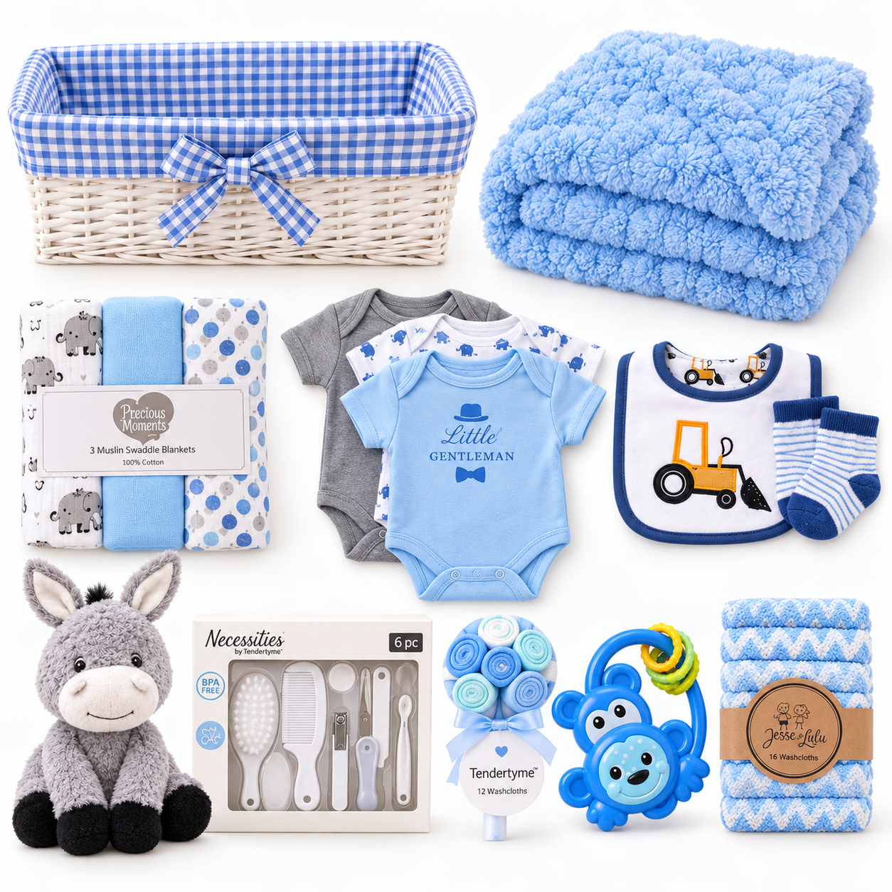 Baby Boy Gift Basket - Image 2