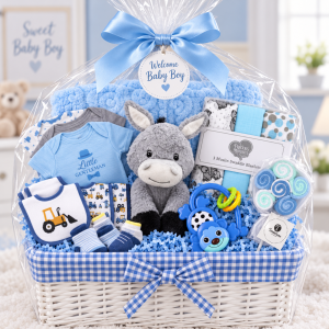 Baby Boy Gift Basket