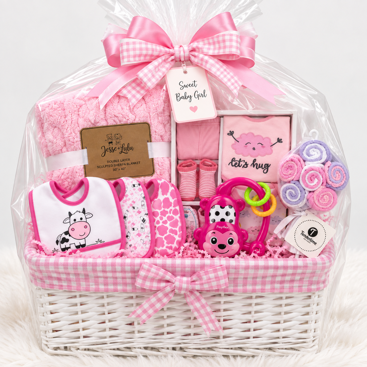 Baby Girl Gift Basket